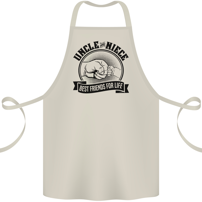 Uncle & Niece Best Friends Uncle's Day Cotton Apron 100% Organic Natural