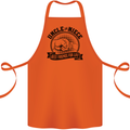Uncle & Niece Best Friends Uncle's Day Cotton Apron 100% Organic Orange
