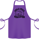 Uncle & Niece Best Friends Uncle's Day Cotton Apron 100% Organic Purple