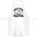 Uncle & Niece Best Friends Uncle's Day Cotton Apron 100% Organic White