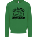 Uncle & Niece Best Friends Uncle's Day Kids Sweatshirt Jumper Irish Green