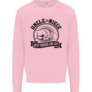 Uncle & Niece Best Friends Uncle's Day Kids Sweatshirt Jumper Light Pink