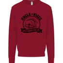 Uncle & Niece Best Friends Uncle's Day Kids Sweatshirt Jumper Red