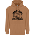 Uncle & Niece Best Friends Uncle's Day Mens 80% Cotton Hoodie Caramel Latte