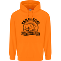 Uncle & Niece Best Friends Uncle's Day Mens 80% Cotton Hoodie Orange