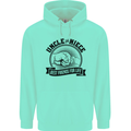 Uncle & Niece Best Friends Uncle's Day Mens 80% Cotton Hoodie Peppermint