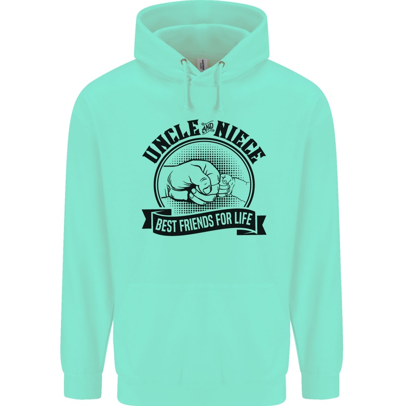 Uncle & Niece Best Friends Uncle's Day Mens 80% Cotton Hoodie Peppermint