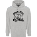 Uncle & Niece Best Friends Uncle's Day Mens 80% Cotton Hoodie Sports Grey