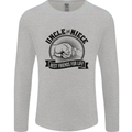 Uncle & Niece Best Friends Uncle's Day Mens Long Sleeve T-Shirt Sports Grey