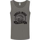 Uncle & Niece Best Friends Uncle's Day Mens Vest Tank Top Charcoal