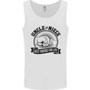 Uncle & Niece Best Friends Uncle's Day Mens Vest Tank Top White