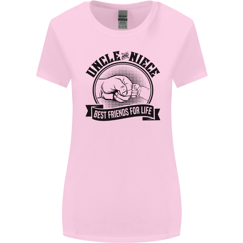 Uncle & Niece Best Friends Uncle's Day Womens Wider Cut T-Shirt Light Pink