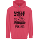 Uncle & Niece Friends for Life Funny Day Childrens Kids Hoodie Heliconia