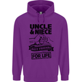 Uncle & Niece Friends for Life Funny Day Childrens Kids Hoodie Purple