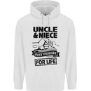 Uncle & Niece Friends for Life Funny Day Childrens Kids Hoodie White