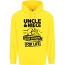 Uncle & Niece Friends for Life Funny Day Childrens Kids Hoodie Yellow