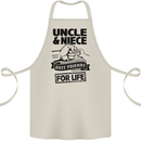 Uncle & Niece Friends for Life Funny Day Cotton Apron 100% Organic Natural