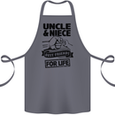 Uncle & Niece Friends for Life Funny Day Cotton Apron 100% Organic Steel