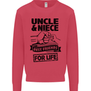 Uncle & Niece Friends for Life Funny Day Kids Sweatshirt Jumper Heliconia