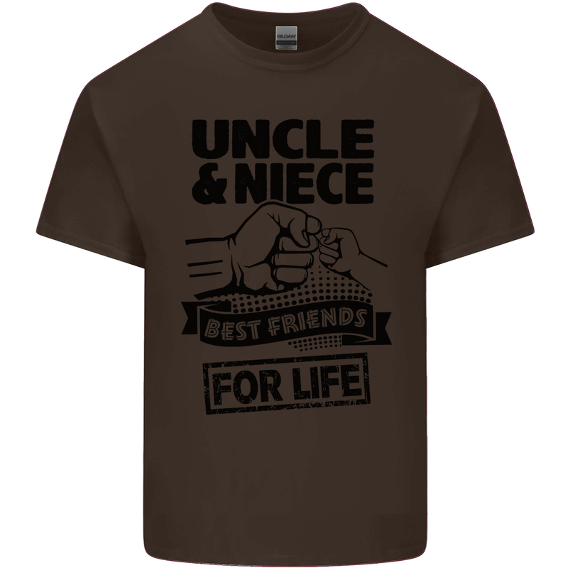 Uncle & Niece Friends for Life Funny Day Kids T-Shirt Childrens Chocolate