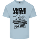Uncle & Niece Friends for Life Funny Day Kids T-Shirt Childrens Light Blue