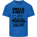 Uncle & Niece Friends for Life Funny Day Kids T-Shirt Childrens Royal Blue