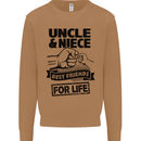 Uncle & Niece Friends for Life Funny Day Mens Sweatshirt Jumper Caramel Latte