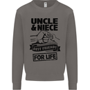 Uncle & Niece Friends for Life Funny Day Mens Sweatshirt Jumper Charcoal