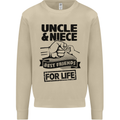 Uncle & Niece Friends for Life Funny Day Mens Sweatshirt Jumper Sand
