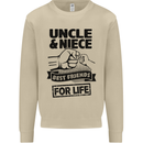 Uncle & Niece Friends for Life Funny Day Mens Sweatshirt Jumper Sand