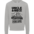 Uncle & Niece Friends for Life Funny Day Mens Sweatshirt Jumper Sports Grey