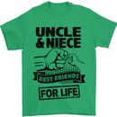 Uncle & Niece Friends for Life Funny Day Mens T-Shirt Cotton Gildan Irish Green