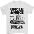 Uncle & Niece Friends for Life Funny Day Mens T-Shirt Cotton Gildan White