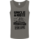 Uncle & Niece Friends for Life Funny Day Mens Vest Tank Top Charcoal