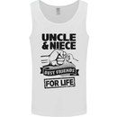 Uncle & Niece Friends for Life Funny Day Mens Vest Tank Top White
