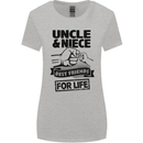 Uncle & Niece Friends for Life Funny Day Womens Wider Cut T-Shirt Sports Grey
