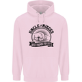 Uncle & Nieces Best Friends Uncle's Day Childrens Kids Hoodie Light Pink