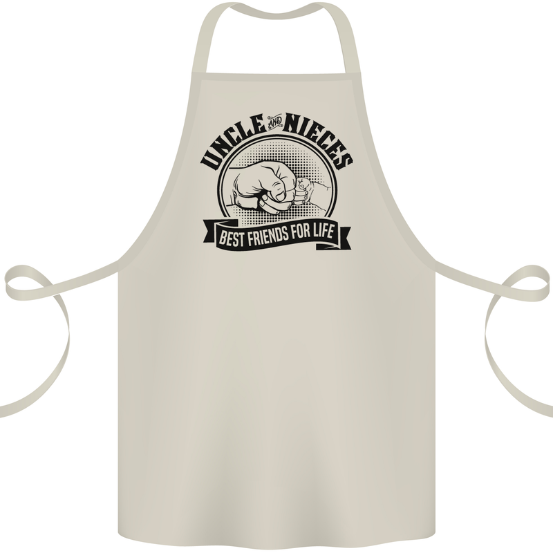 Uncle & Nieces Best Friends Uncle's Day Cotton Apron 100% Organic Natural