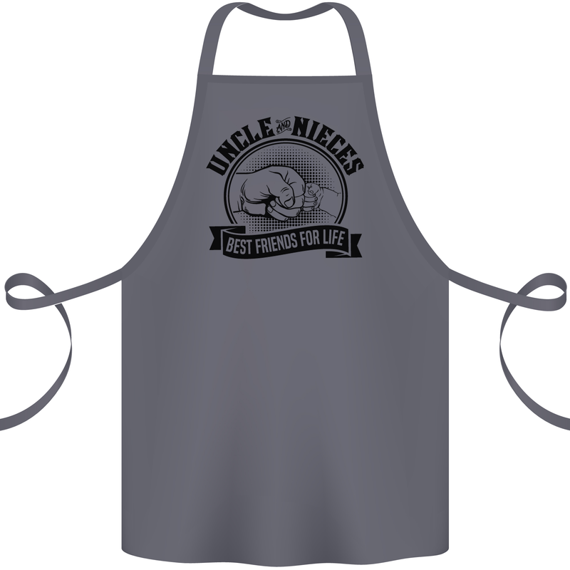 Uncle & Nieces Best Friends Uncle's Day Cotton Apron 100% Organic Steel