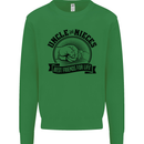 Uncle & Nieces Best Friends Uncle's Day Kids Sweatshirt Jumper Irish Green