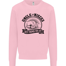 Uncle & Nieces Best Friends Uncle's Day Kids Sweatshirt Jumper Light Pink