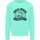 Uncle & Nieces Best Friends Uncle's Day Kids Sweatshirt Jumper Peppermint