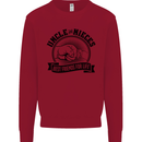 Uncle & Nieces Best Friends Uncle's Day Kids Sweatshirt Jumper Red