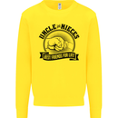 Uncle & Nieces Best Friends Uncle's Day Kids Sweatshirt Jumper Yellow