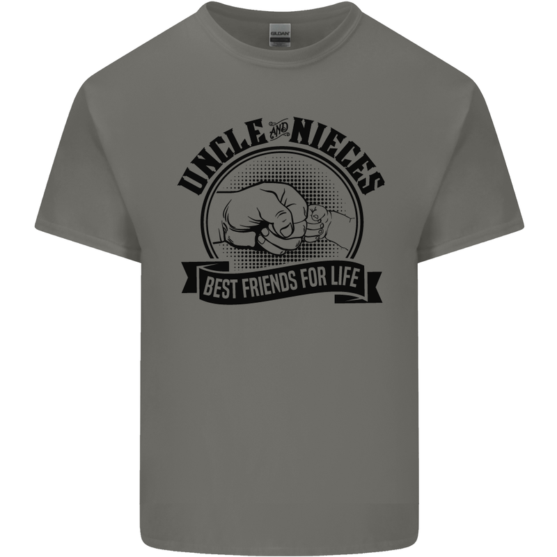 Uncle & Nieces Best Friends Uncle's Day Kids T-Shirt Childrens Charcoal