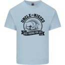 Uncle & Nieces Best Friends Uncle's Day Kids T-Shirt Childrens Light Blue