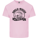 Uncle & Nieces Best Friends Uncle's Day Kids T-Shirt Childrens Light Pink