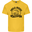 Uncle & Nieces Best Friends Uncle's Day Kids T-Shirt Childrens Yellow