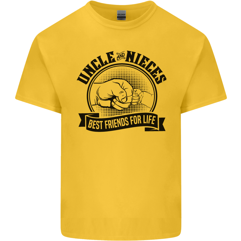 Uncle & Nieces Best Friends Uncle's Day Kids T-Shirt Childrens Yellow
