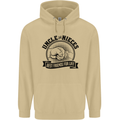 Uncle & Nieces Best Friends Uncle's Day Mens 80% Cotton Hoodie Sand